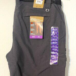 The American Outdoorsman Casual Fleece Lined Pants, 6 Pockets, Raven, Sz 36 & 40